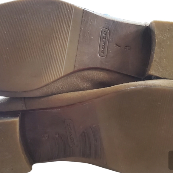 Coach Light Tan Suede Over The Knee Boot size 7 - Picture 7 of 7